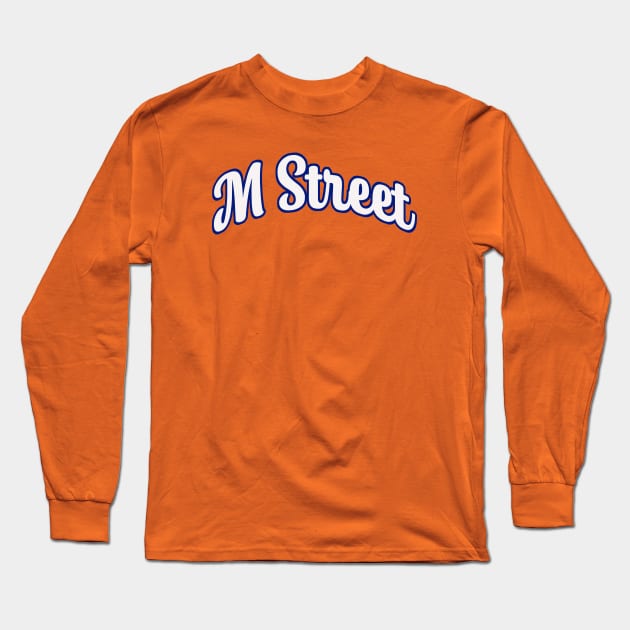 M Street Retro Long Sleeve T-Shirt by PopCultureShirts